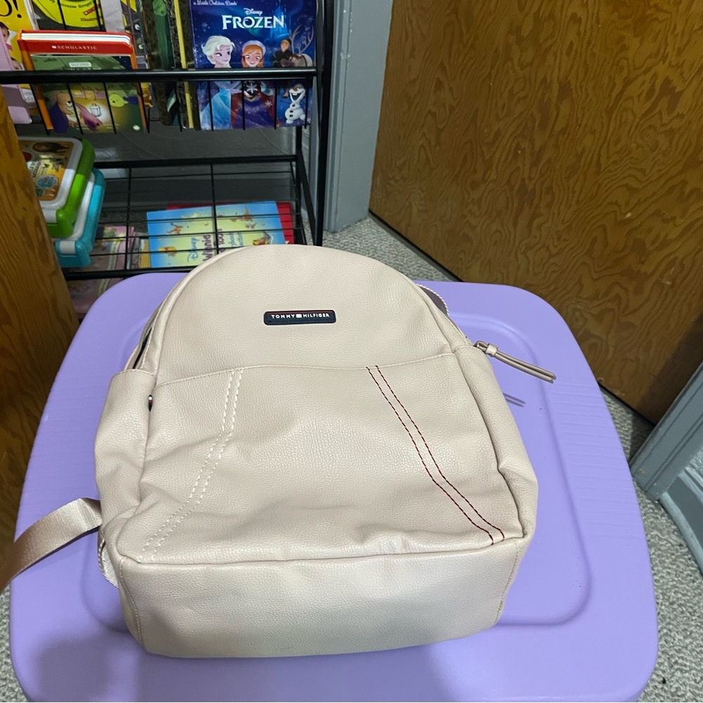 Tommy Hilfiger Cream Backpack